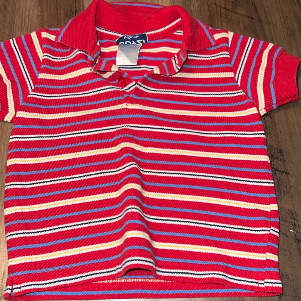 Boyz Wear collared stripe polo size 18 months